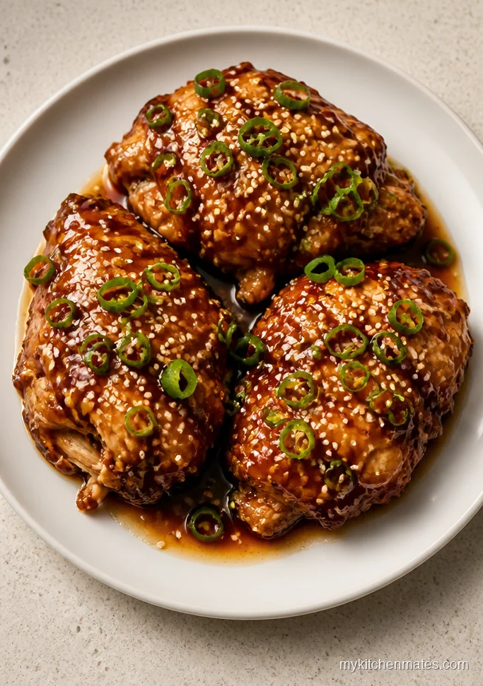 Honey Garlic Chicken Thighs