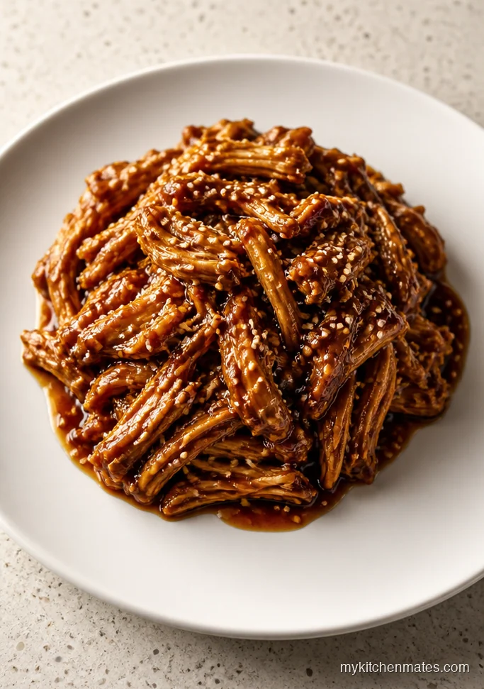 Honey Garlic Pulled Chicken