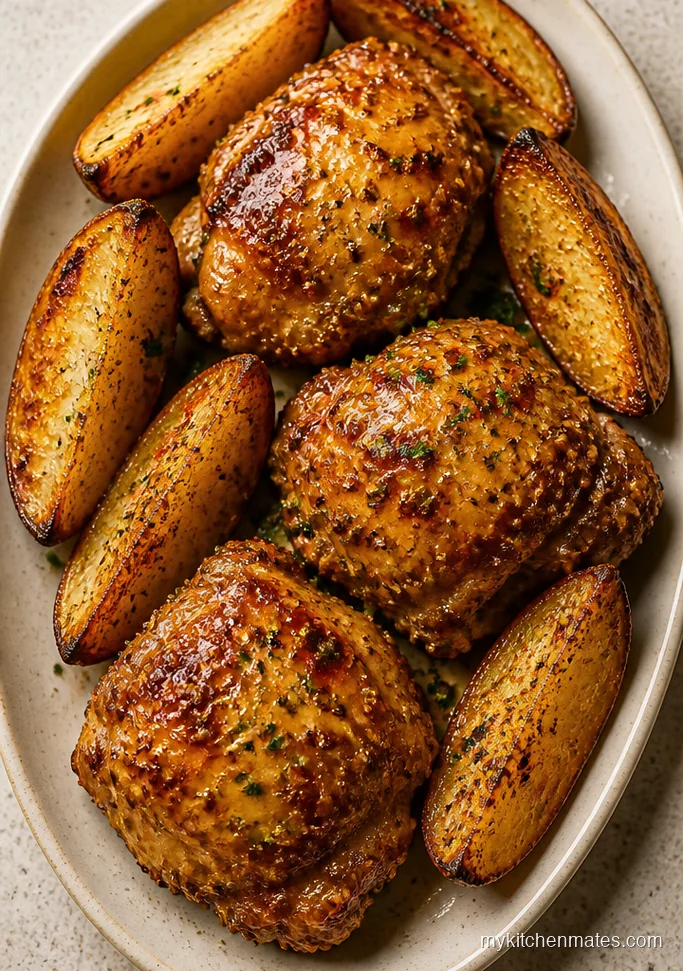 Honey Mustard Chicken and Potatoes