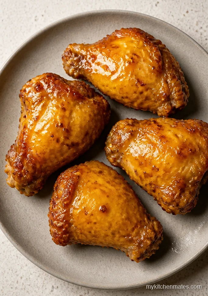 Honey Mustard Crockpot Chicken Wings