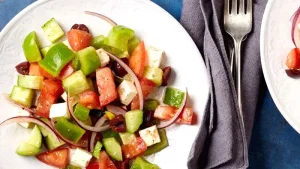Food photo of Horiatiki (Greek Salad)