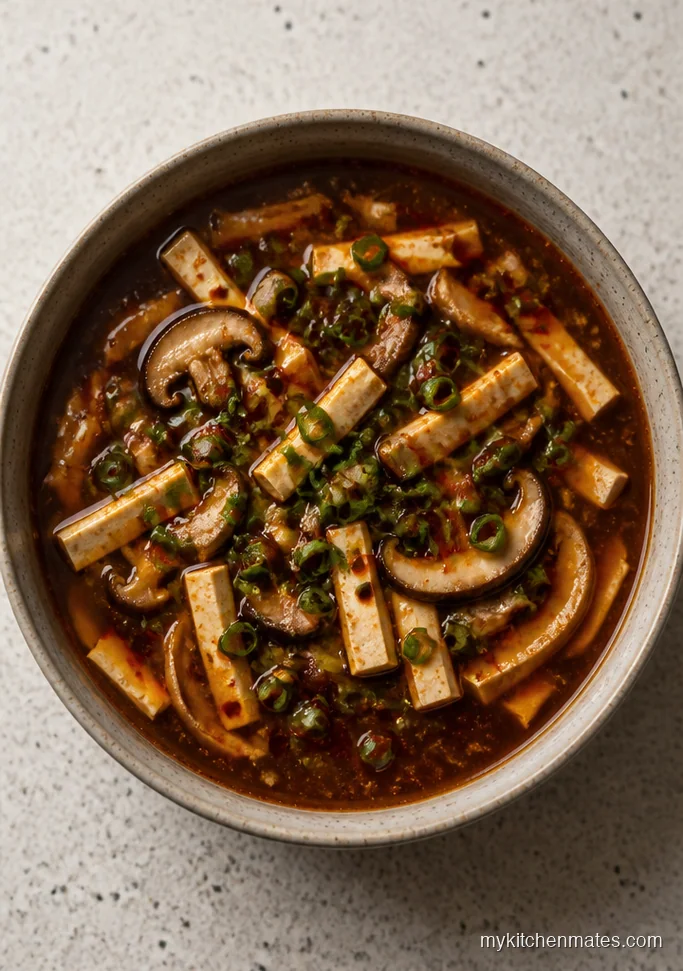 11 Healthy Chinese Soup Recipes for Light and Cozy Meals Hot and Sour Tofu Mushroom Soup