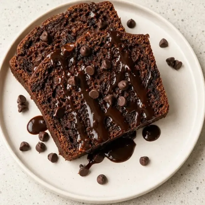 Hot Fudge Brownie Bread – Fudgy Loaf with Hot Fudge Ribbons Hot Fudge Brownie Bread