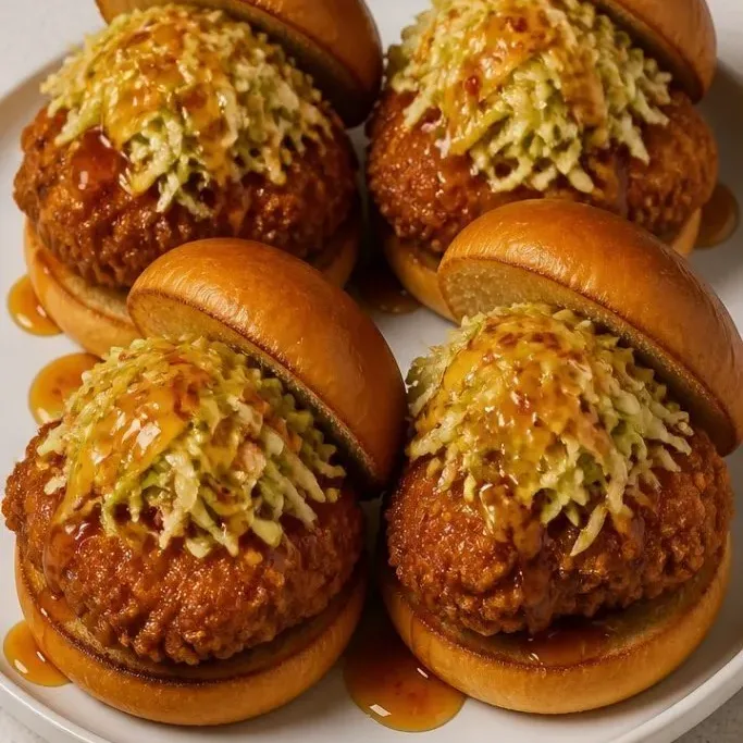 Crispy Hot Honey Chicken Sandwich Hot Honey Chicken Sandwich