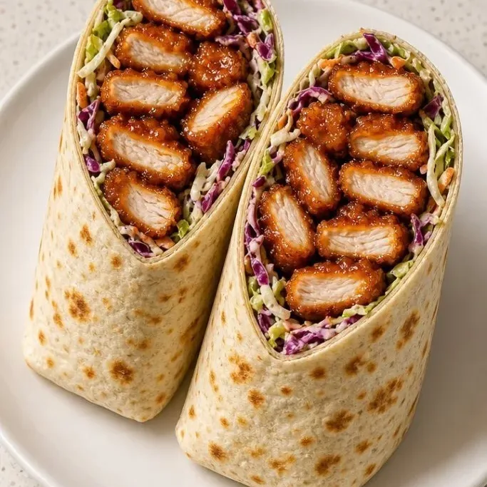 Hot Honey Chicken Wrap