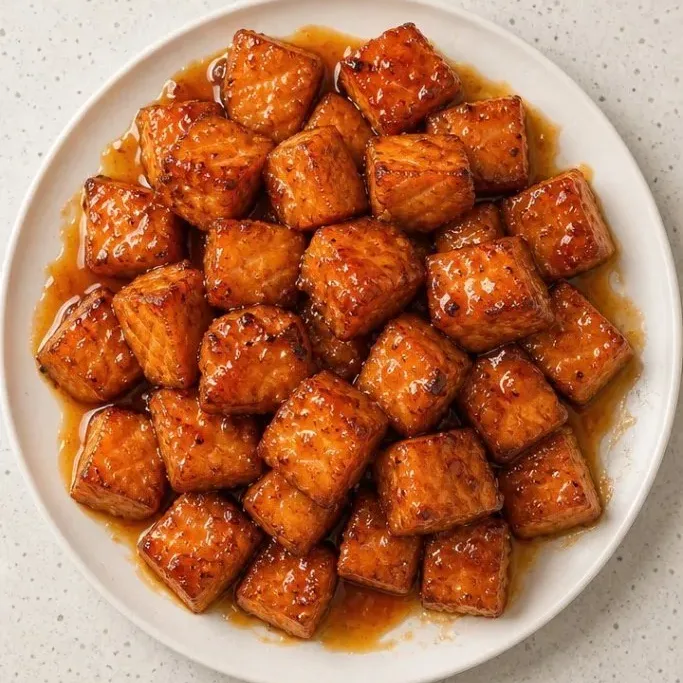 Crispy Hot Honey Salmon Bites (20 Minutes) Hot Honey Salmon Bites
