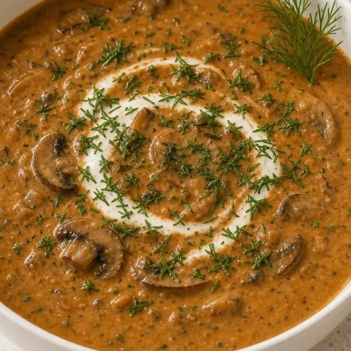 Creamy Hungarian Mushroom Soup Hungarian Mushroom Soup