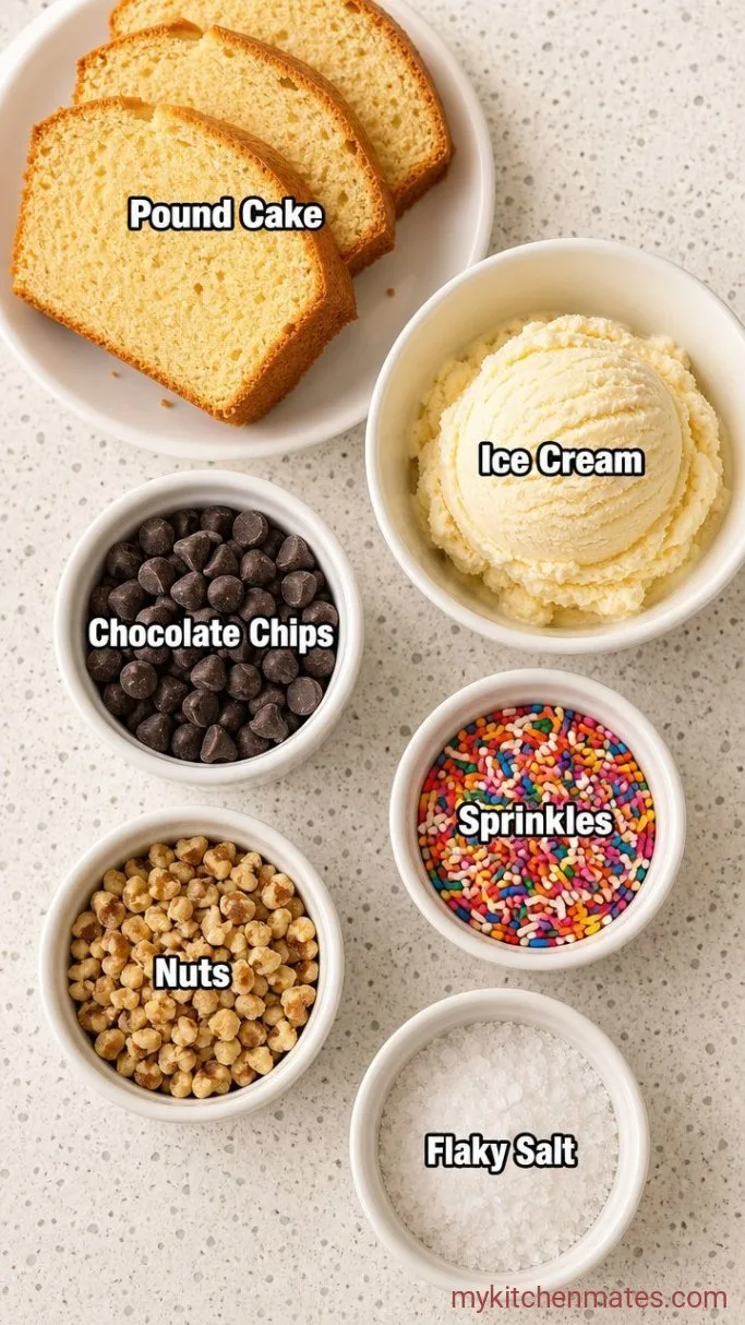 Easy No-Bake Ice Cream Cake Pops Ingredients