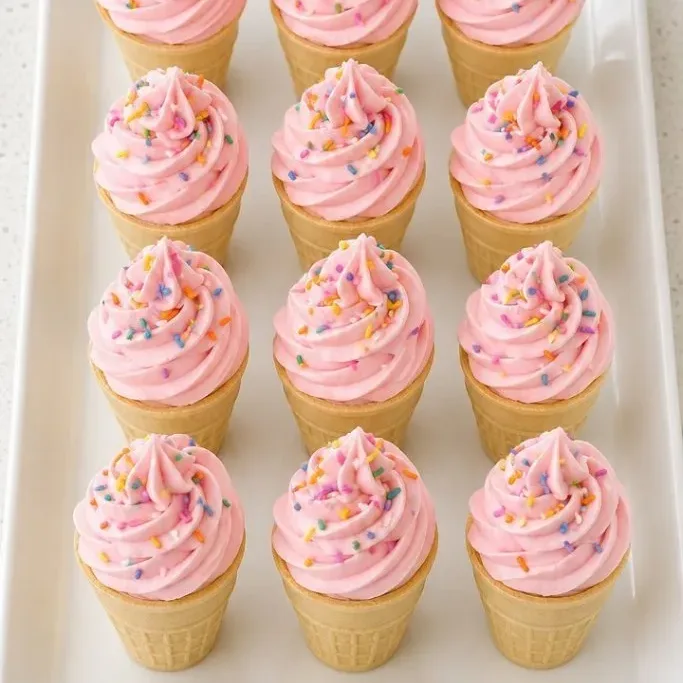 Ice Cream Cone Cupcakes