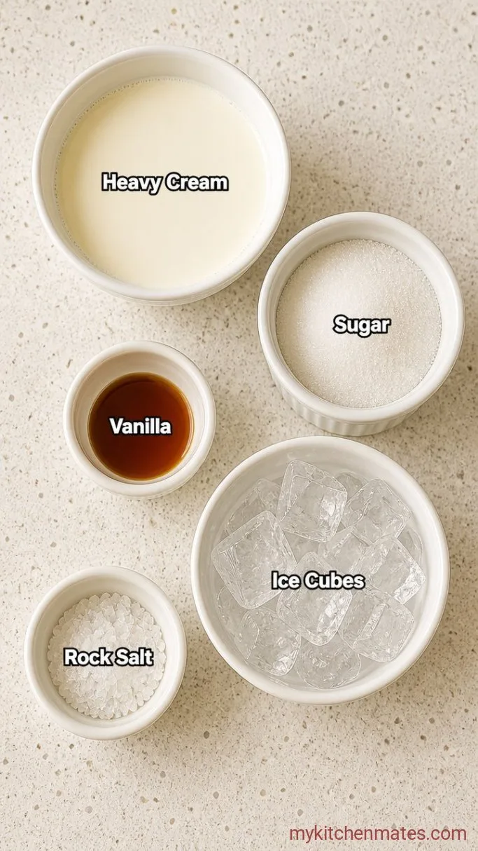 3-Ingredient Ice Cream in a Bag (5 Minutes) Ingredients