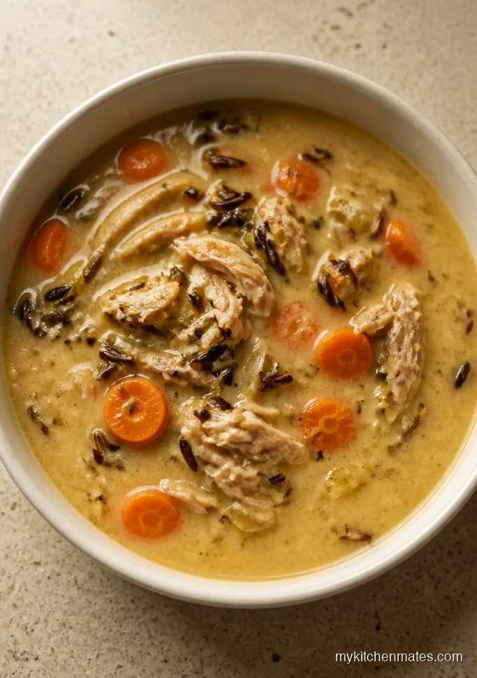 Instant Pot Chicken and Wild Rice Soup