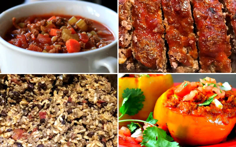 16 Pressure Cooker Ground Beef Meals for Busy Weeknights instant pot ground beef recipes featured