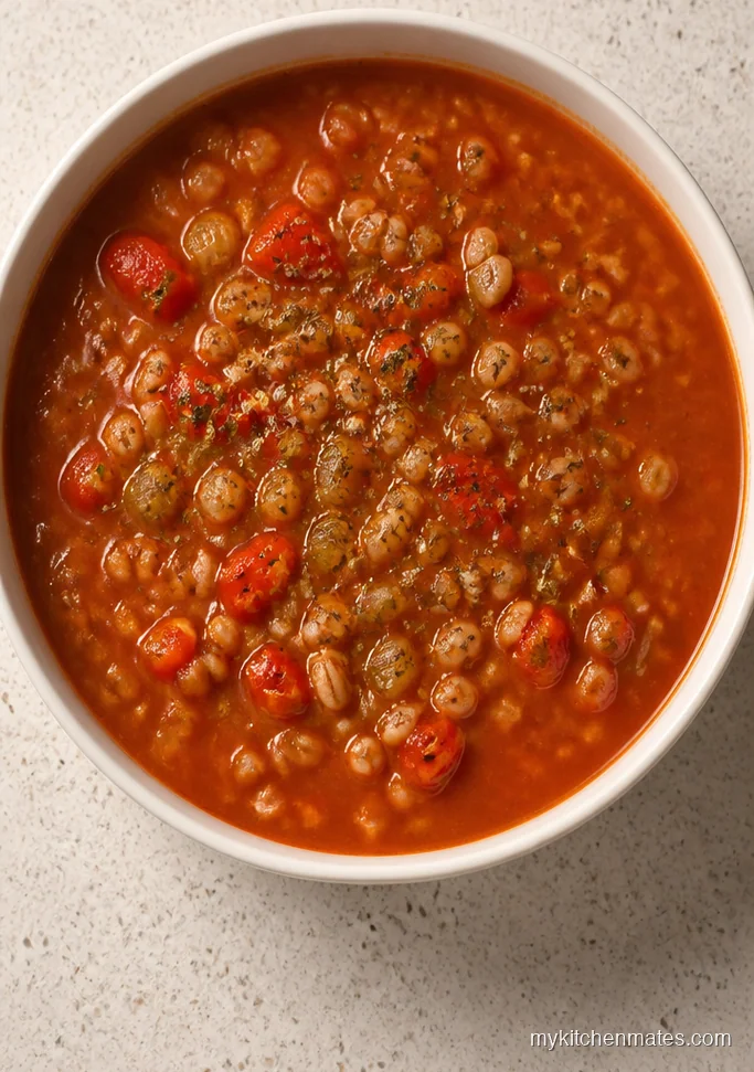 Instant Pot Tomato Barley Soup