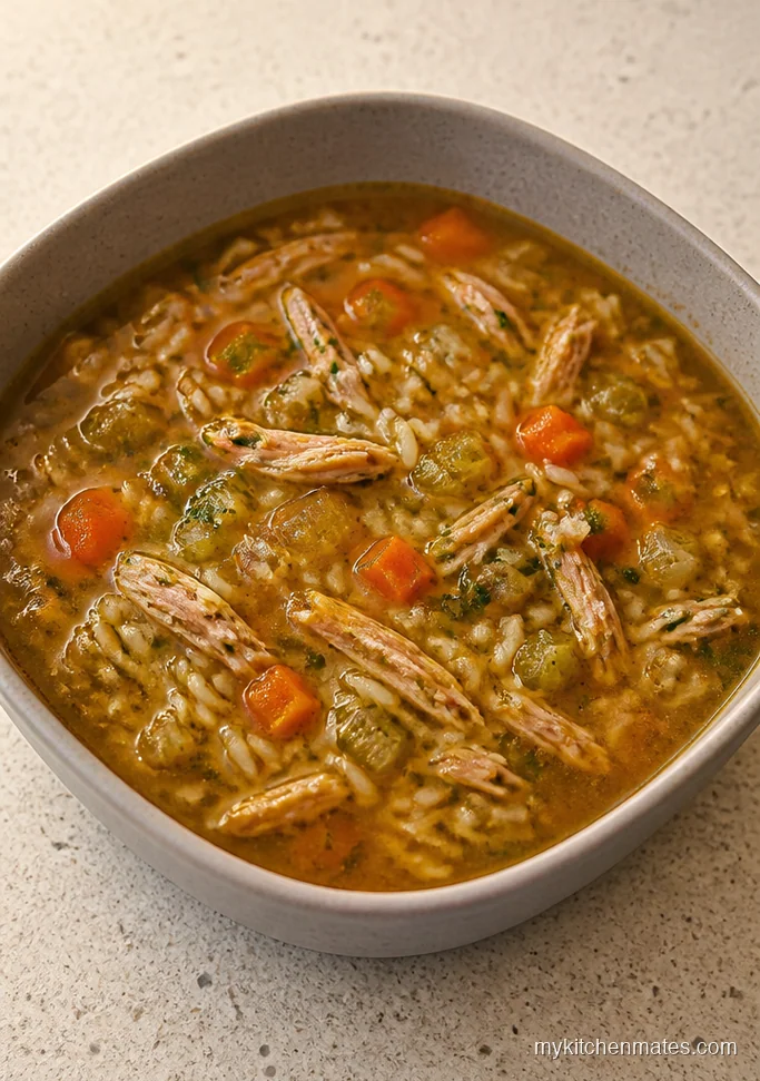 Instant Pot Turkey Rice Soup