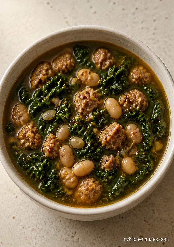 Instant Pot Turkey Sausage Kale Soup