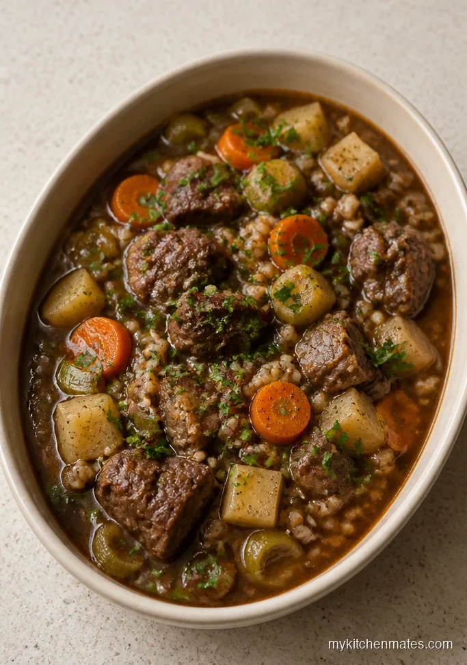 10 Slow Cooker Lamb Stew Recipes for Cozy Weeknights Irish Lamb Stew with Pearl Barley