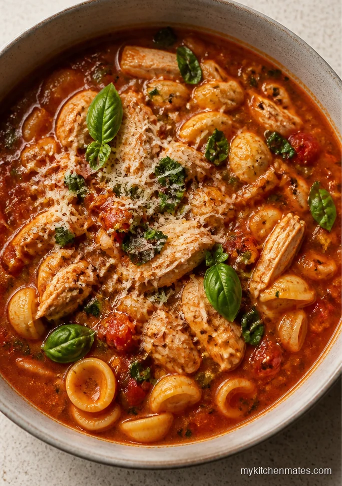 Italian Chicken Parmesan Soup