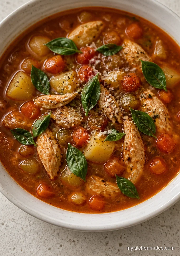 Italian Chicken Potato Soup