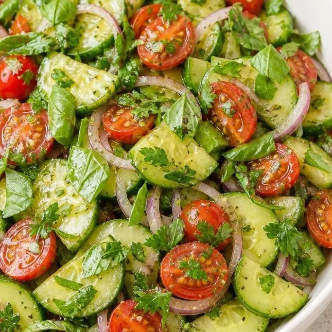 Italian Cucumber Salad