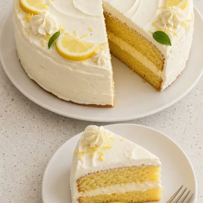 Italian Lemon Cream Cake