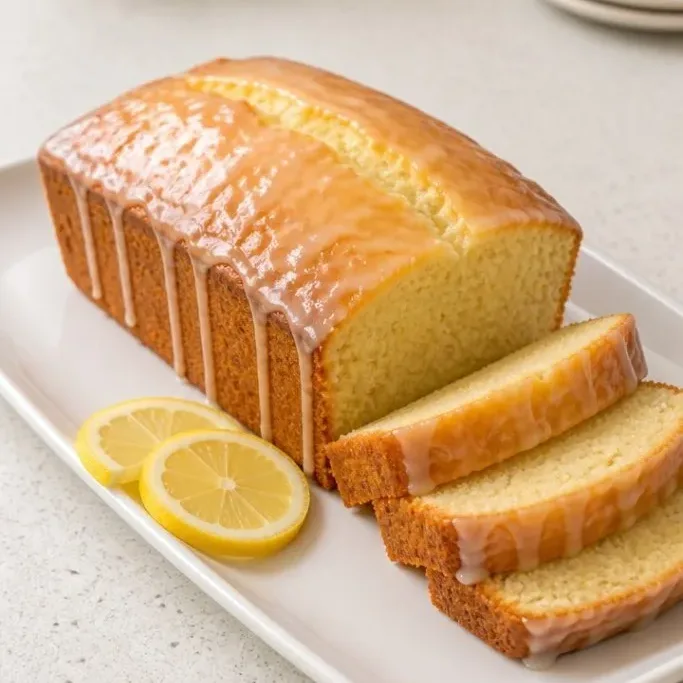 Extra-Moist Italian Lemon Pound Cake with Lemon Glaze Italian Lemon Pound Cake