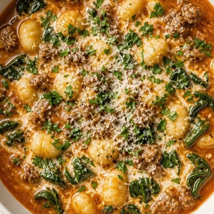 Italian Sausage Gnocchi Soup