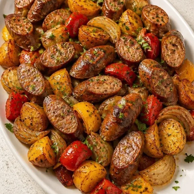 Easy Italian Sausage Sheet Pan Dinner Italian Sausage Sheet Pan Dinner