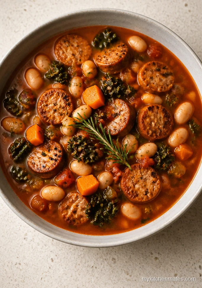 Italian Sausage White Bean Soup