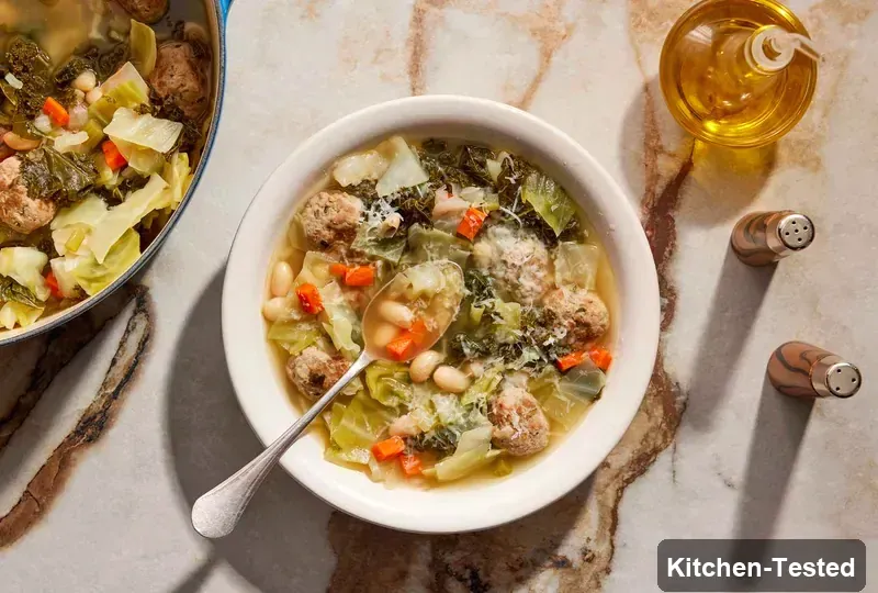 Italian Wedding Soup with White Beans italian wedding soup with white beans