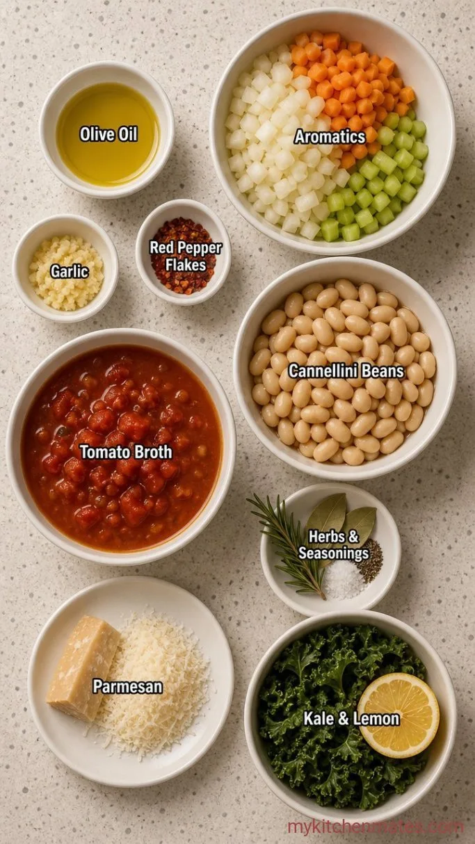 30-Minute Italian White Bean Soup Ingredients