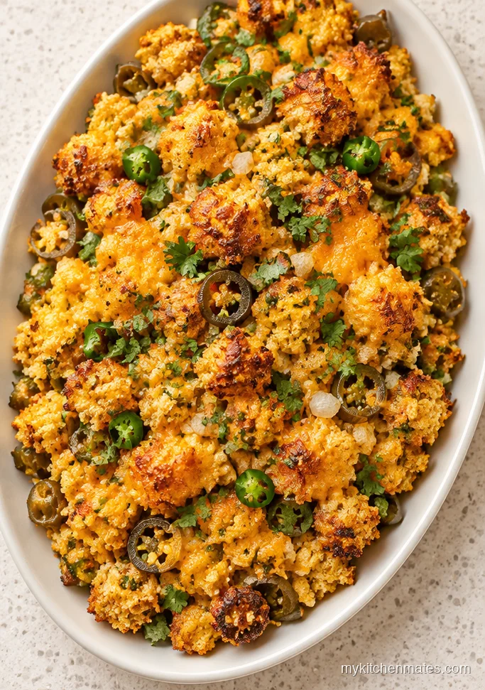 Jalapeño Cheddar Cornbread Stuffing