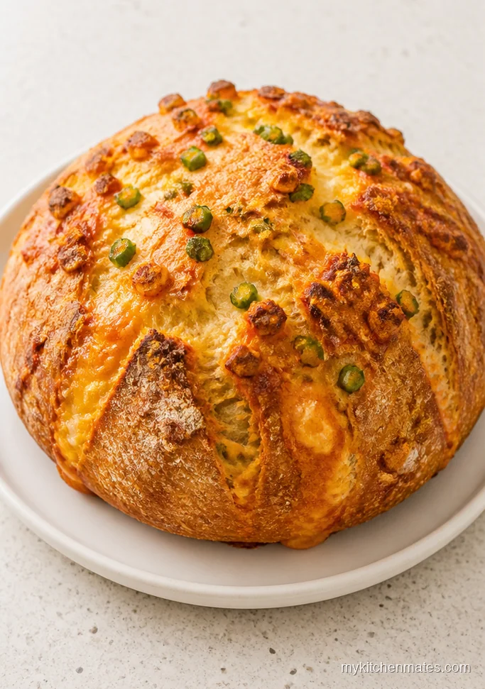 Jalapeño Cheddar Dutch Oven Bread