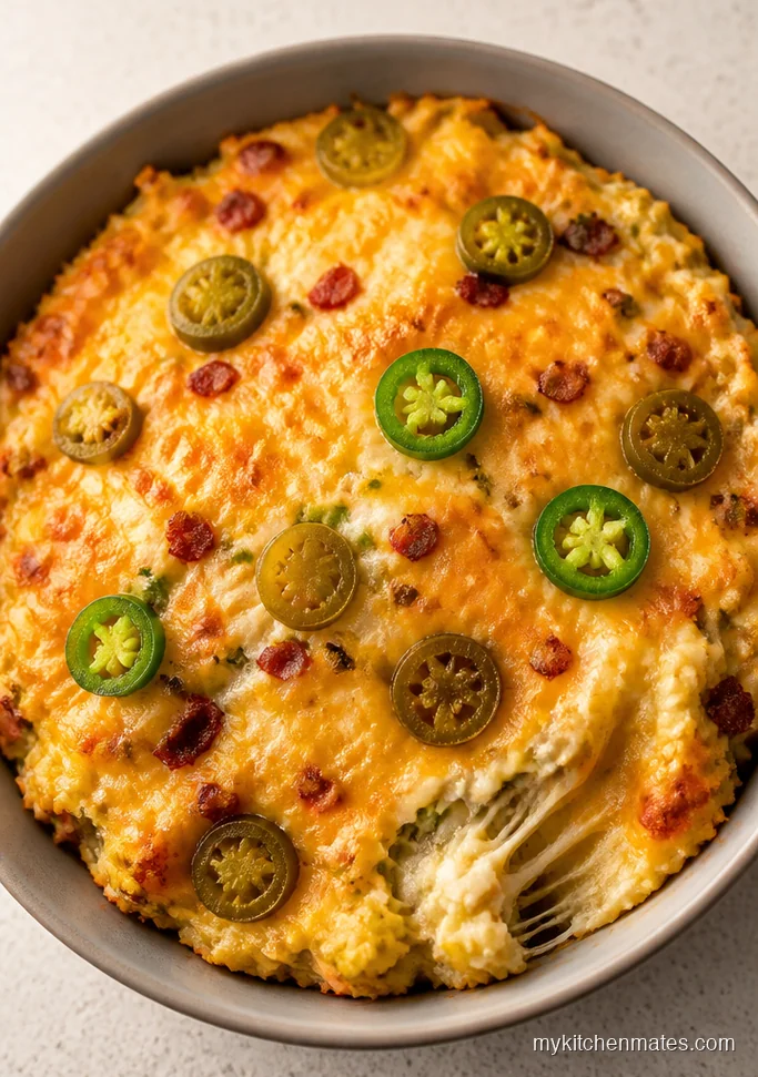 Jalapeño Popper Mashed Potato Casserole