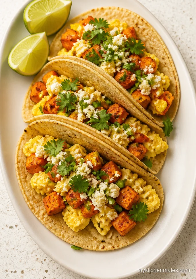 Jalapeño Sweet Potato Breakfast Tacos