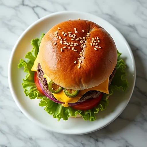 Jalapeño Popper Stuffed Burger