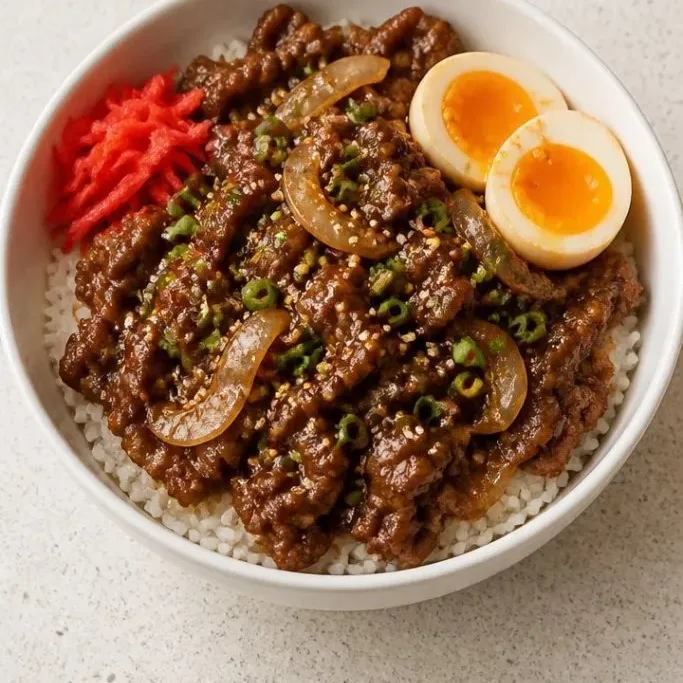 15-Minute Gyudon (Japanese Beef Rice Bowl) Japanese Rice Bowl