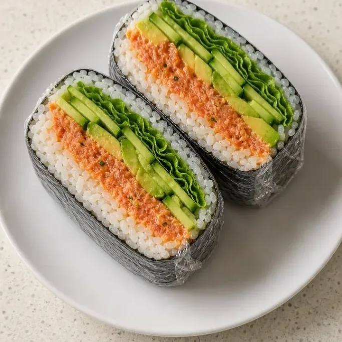 Spicy Tuna Onigirazu (Japanese Sushi Sandwich) Japanese Sushi Sandwich