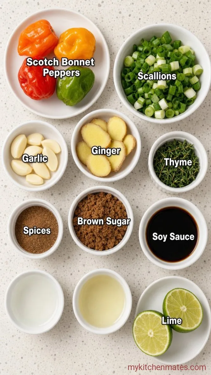 10-Minute Jamaican Jerk Chicken Marinade Ingredients