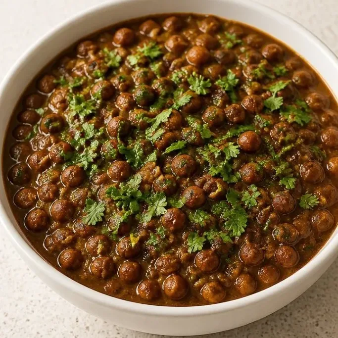Hearty Kala Chana: Spiced Black Chickpeas in Tomato Gravy Kala Chana Recipe Indian