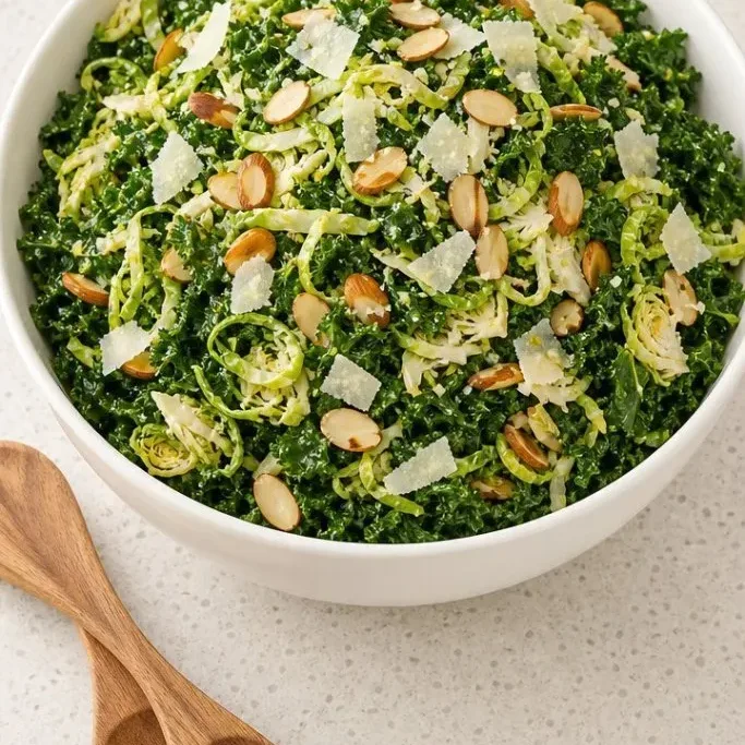 Kale And Brussel Sprout Salad