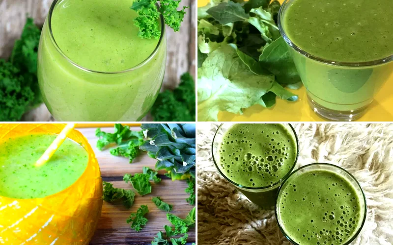 10 Nutrient-Rich Kale Smoothie Ideas for Daily Wellness kale smoothie recipes featured