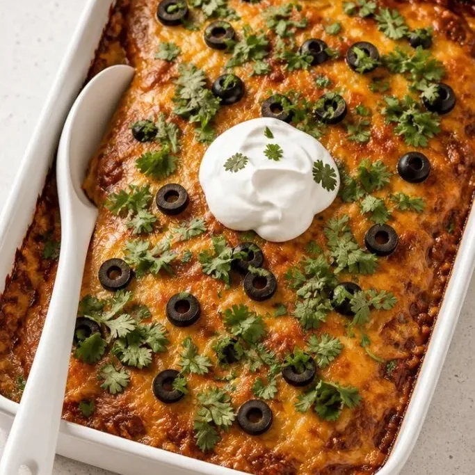 Keto Chicken Enchilada Casserole Keto Chicken Enchilada Casserole