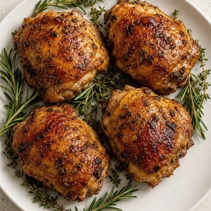 45-Minute Crispy Baked Keto Chicken Thighs Keto Chicken Thigh Recipes
