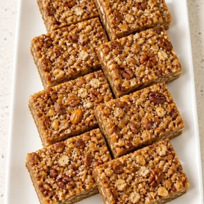 5-Ingredient No-Bake Keto Granola Bars Keto Granola Bars