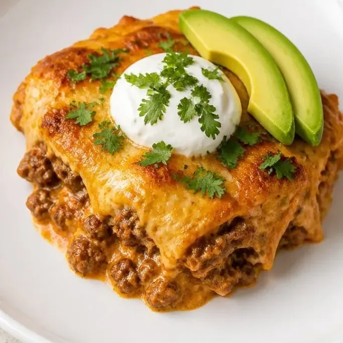 Cheesy Keto Mexican Casserole Keto Mexican Casserole