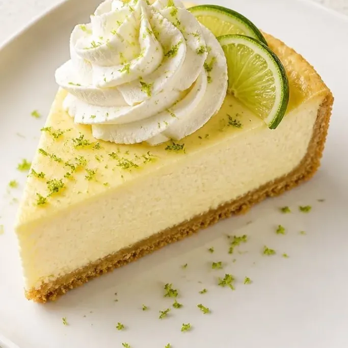 Creamy Key Lime Cheesecake with a Graham Cracker Crust Key Lime Cheesecake
