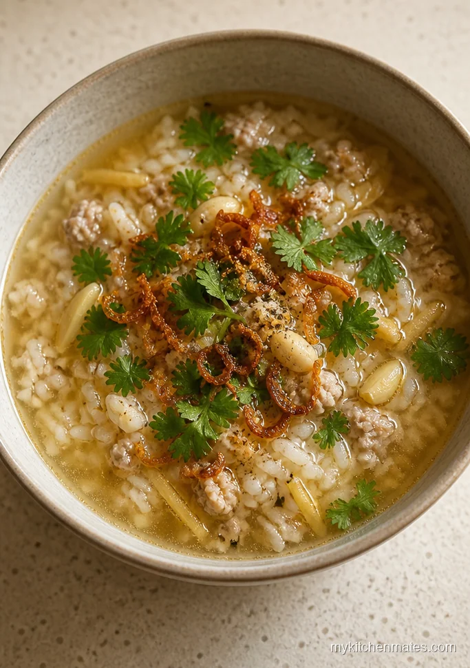Khao Tom Gai Thai Chicken Rice Soup