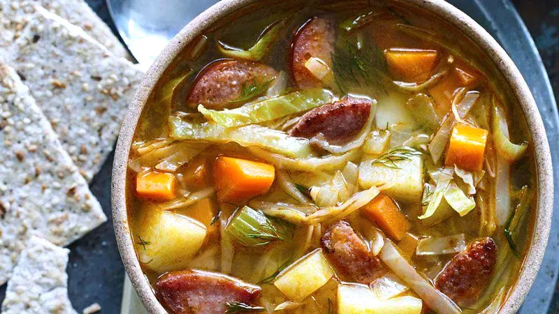 Kielbasa & Cabbage Soup Food photo of Kielbasa & Cabbage Soup
