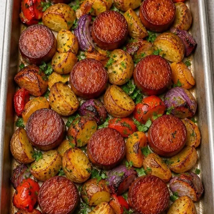 30-Minute Kielbasa Sheet Pan Dinner Kielbasa Sheet Pan Dinner