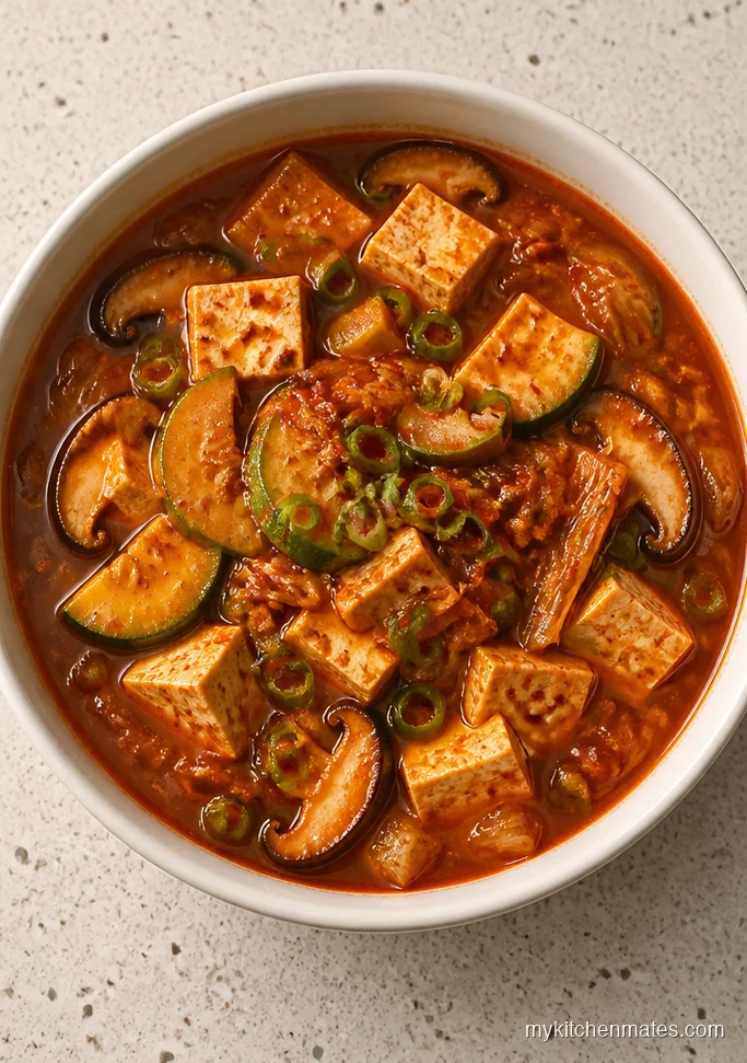 Kimchi Tofu Vegetable Soup